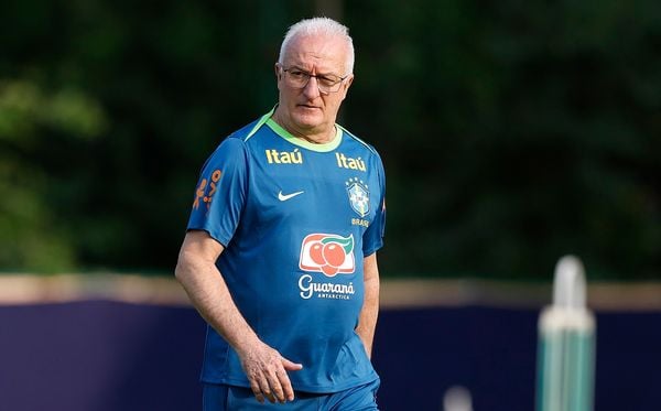 Dorival Júnior in training for the Brazilian team