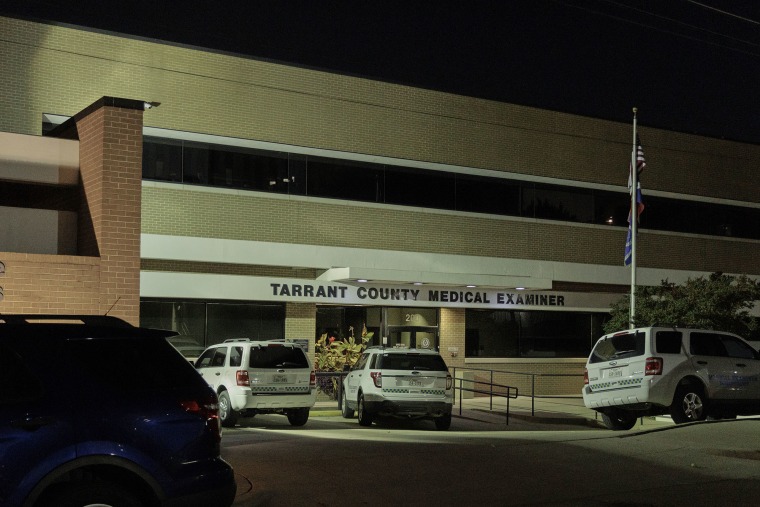 The office of the Tarrant County Medical Examiner in Fort Worth, Texas. 