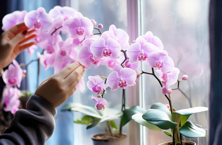 Magic water for orchids. It removes mold and strengthens the plant