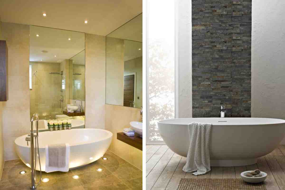 The stylish bathroom: here are the solutions with the tub