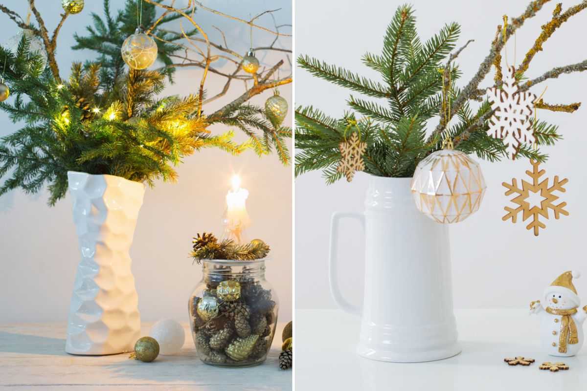 create a personalized Christmas vase 