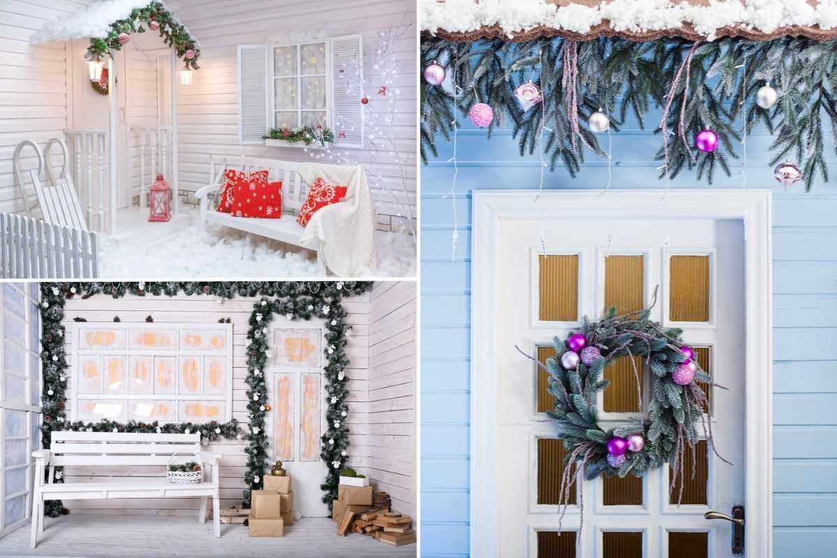 how to decorate the porch for christmas