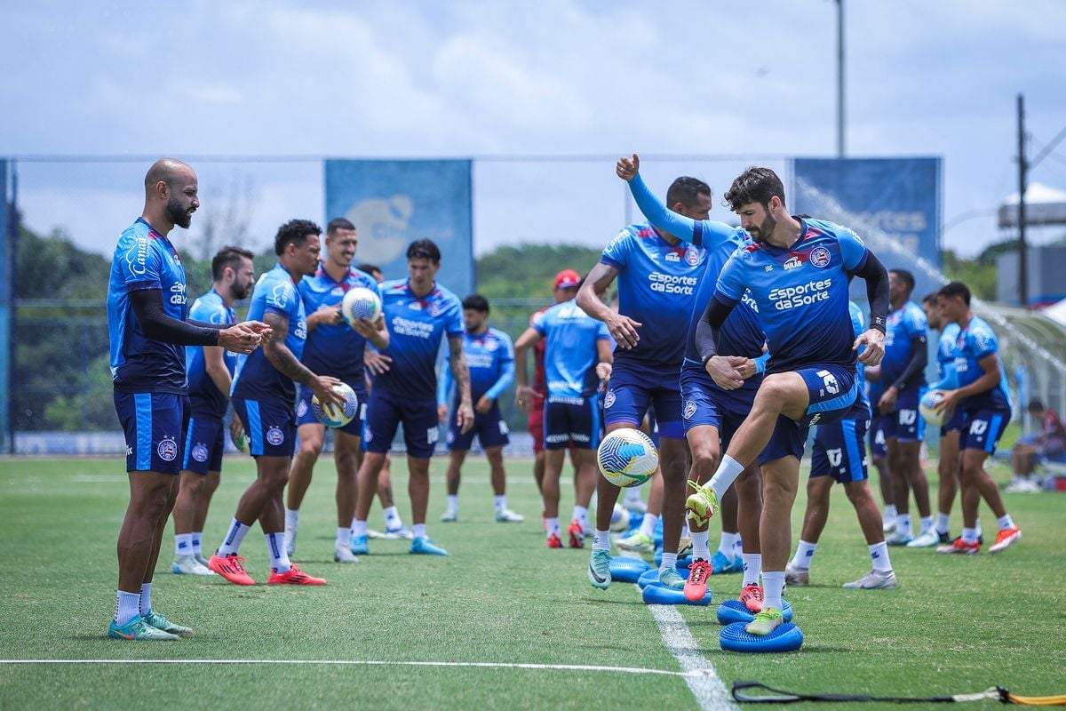 Bahia squad training 