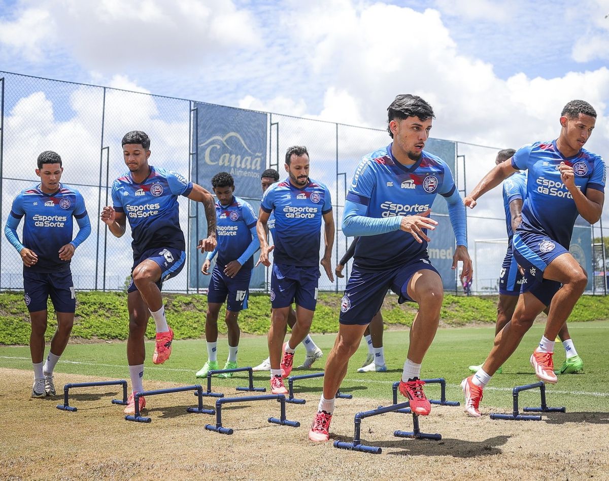 Bahia squad trains 