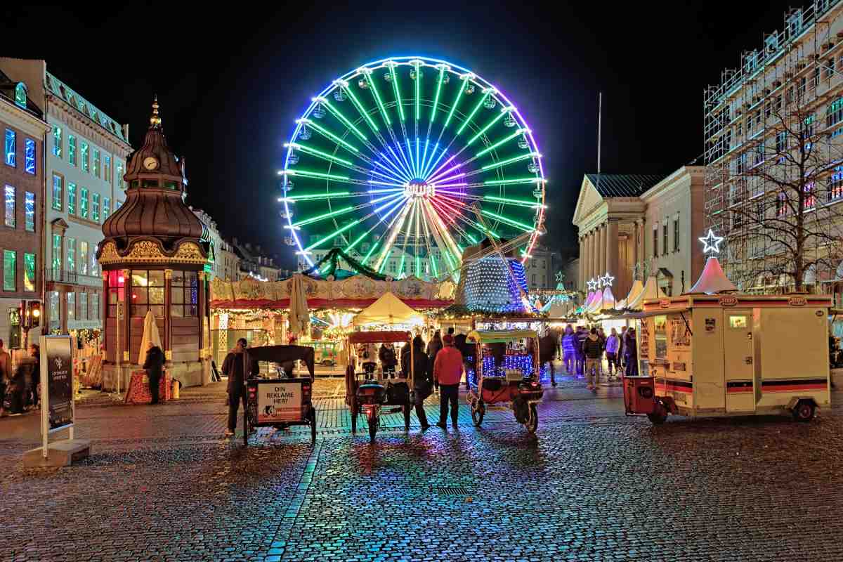 Christmas markets in Nytorv, Copenhagen