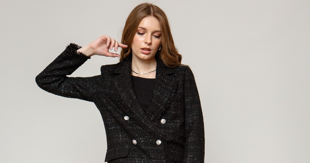 This jacket is the best choice for Christmas. It looks like Chanel and you can buy it in chain stores