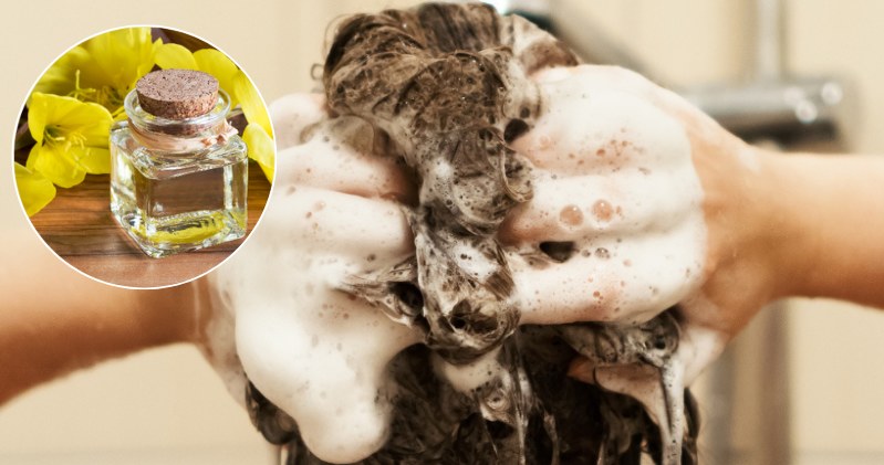 The hair will be strong and shiny. Just add a few drops to the shampoo