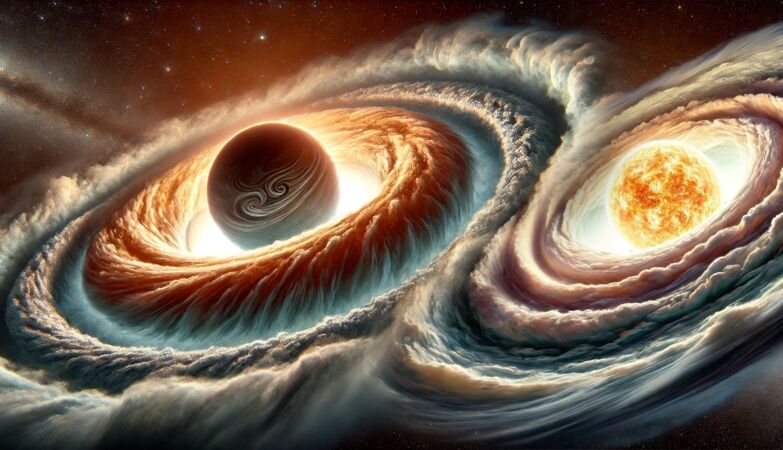 Astronomers discover planets building each other up in space