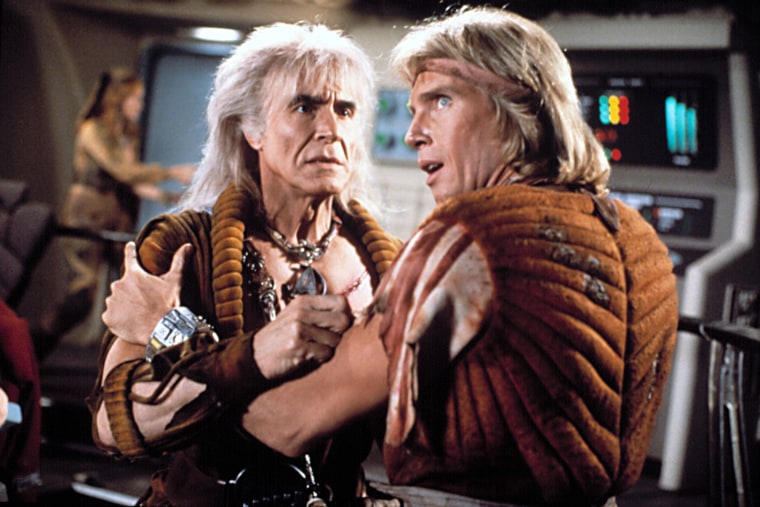 Ricardo Montalban,left, and Judson Scott in "Star Trek II: The Wrath of Khan."