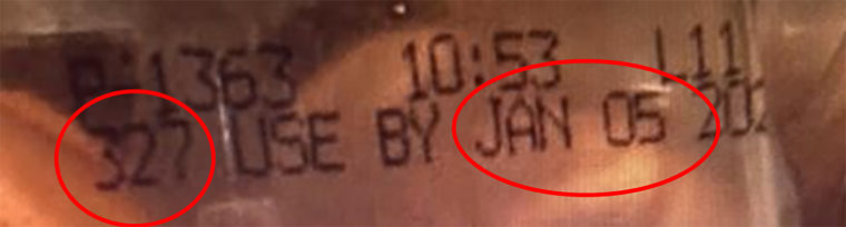 The recall only applies to units with the Julian code 327 and a Use By Date of Jan 5, 2025, which can be found printed on the side of the plastic egg carton. No other products are impacted by this recall.