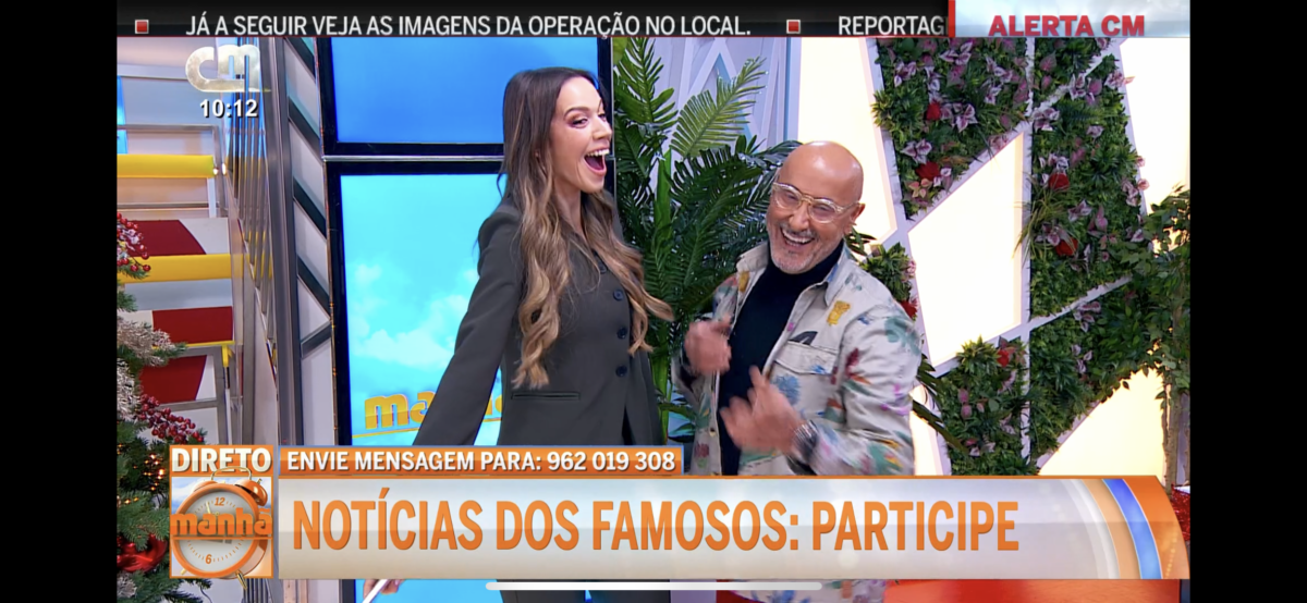 Amused, Rui Oliveira kisses Ágata Rodrigues on the mouth: “I'm crazy about kisses…”