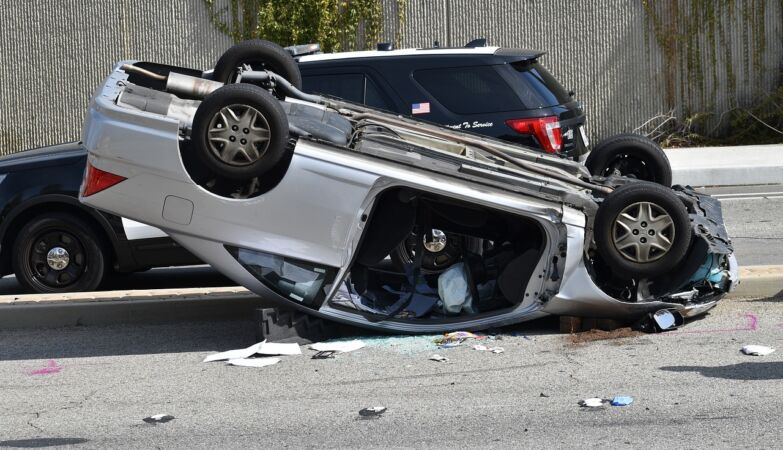 He was driving at 120 km/h on the highway. In the opposite direction