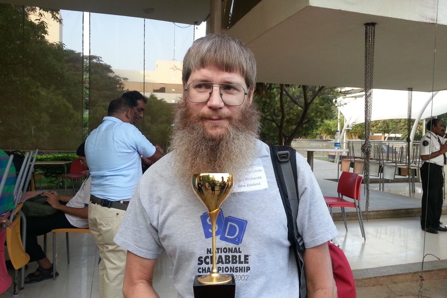 He won the world scrabble championship in Spanish… but he doesn't know how to speak Spanish