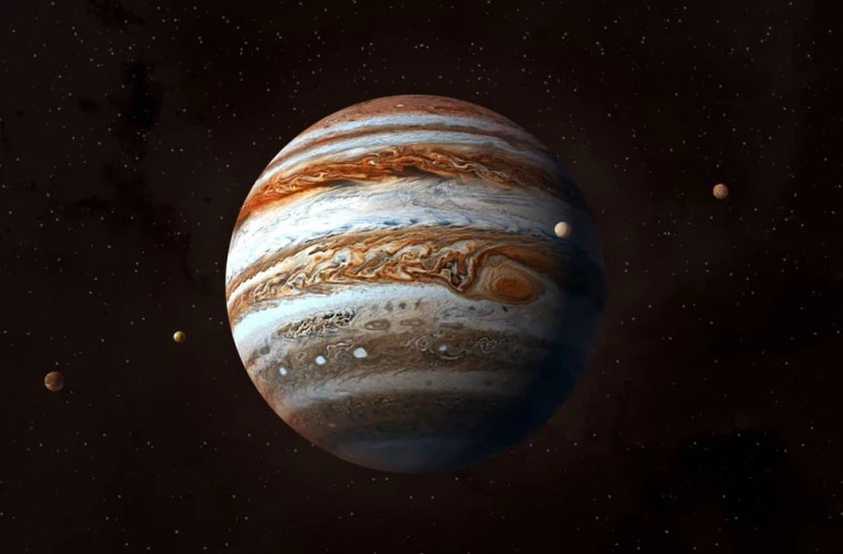 On Jupiter, dark oval shapes continue to appear. What do these represent?