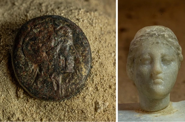 Archaeologists have found 337 coins with Cleopatra's face in Egypt