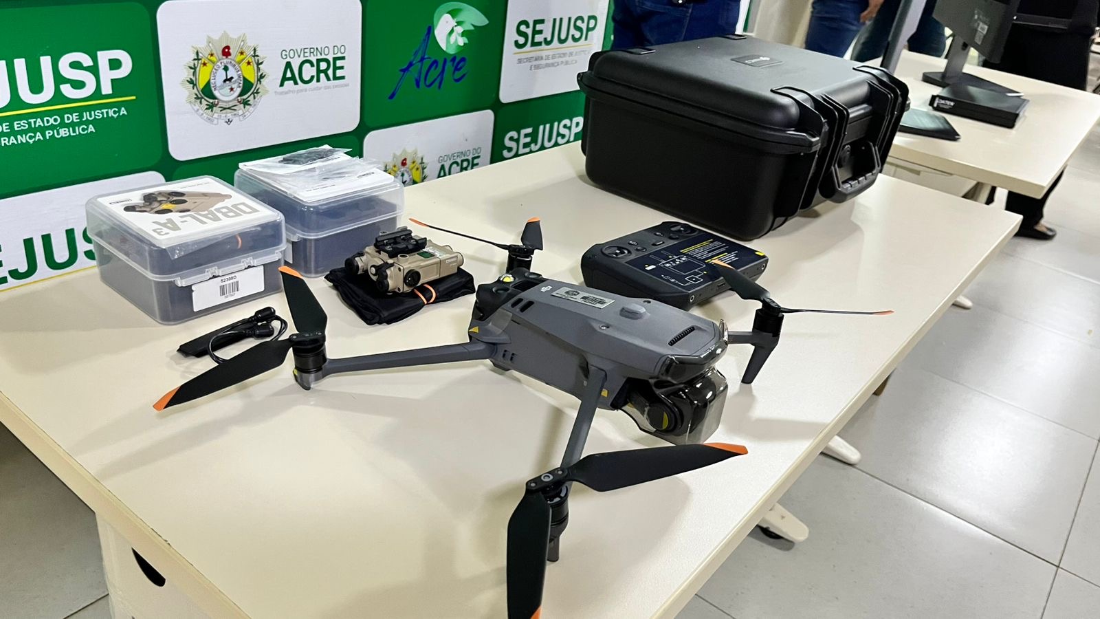 Government delivers new vehicles, drones and advanced course for public security in the state of Acre