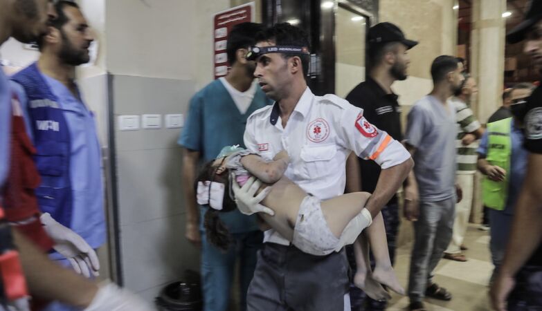 The last hospital in northern Gaza collapsed. Babies left in the cold die