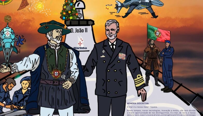 Gouveia e Melo arm in arm with… D. João II. Navy Magazine is already running a “campaign” for Admiral