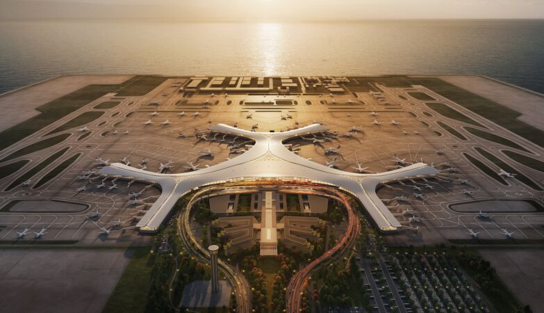 China is building the world's largest airport on an artificial island