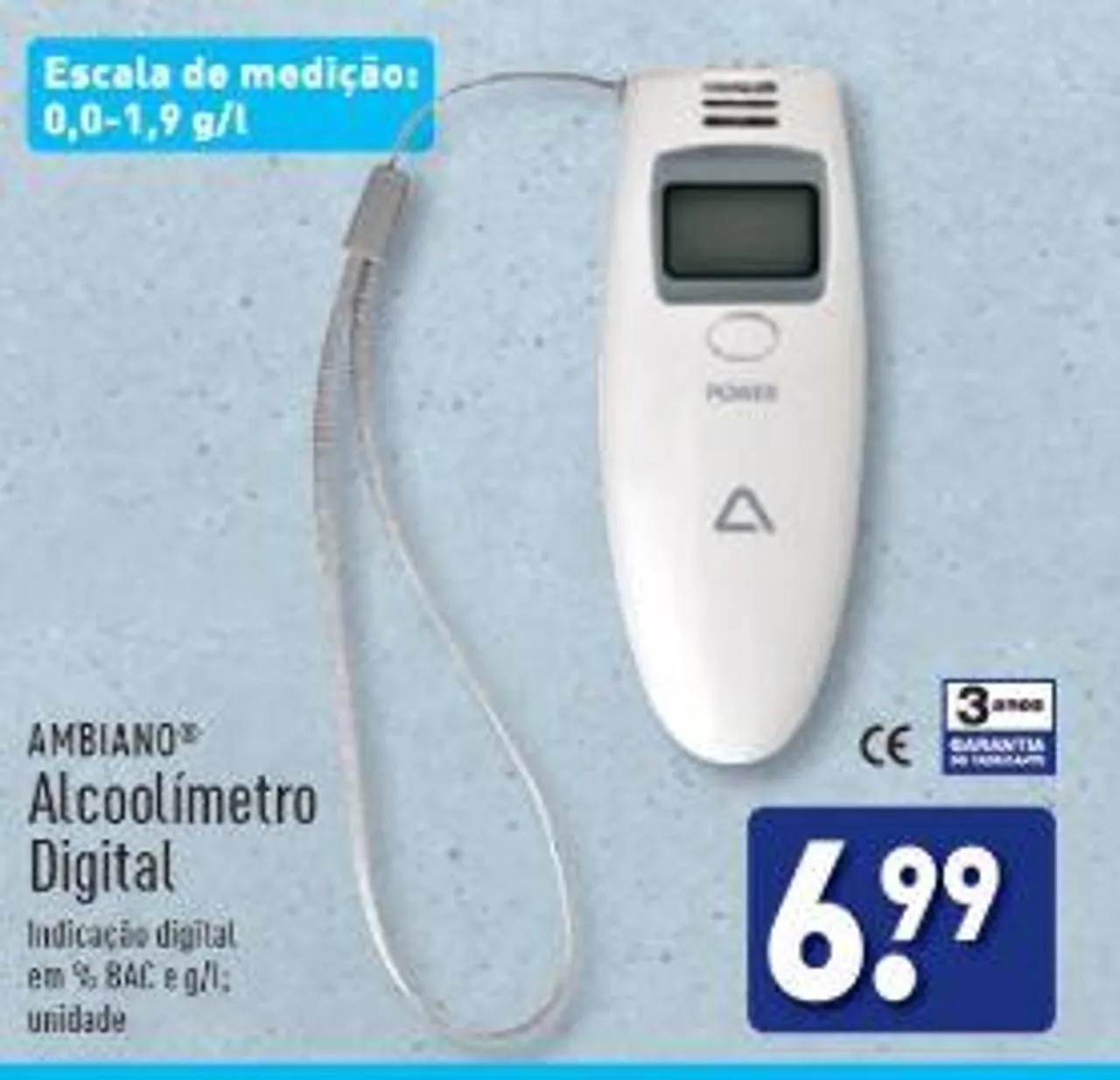 Did you drink and don't know if you can drive? This device from Aldi tells you quickly and accurately for just €6.99