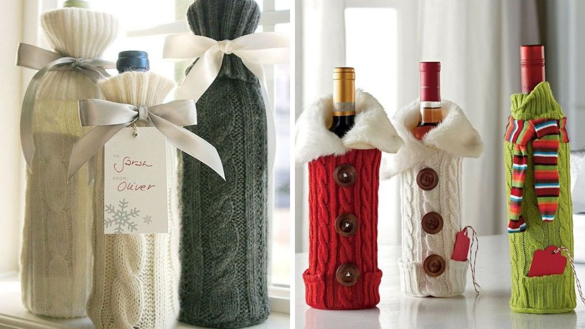 Gift bottle cover