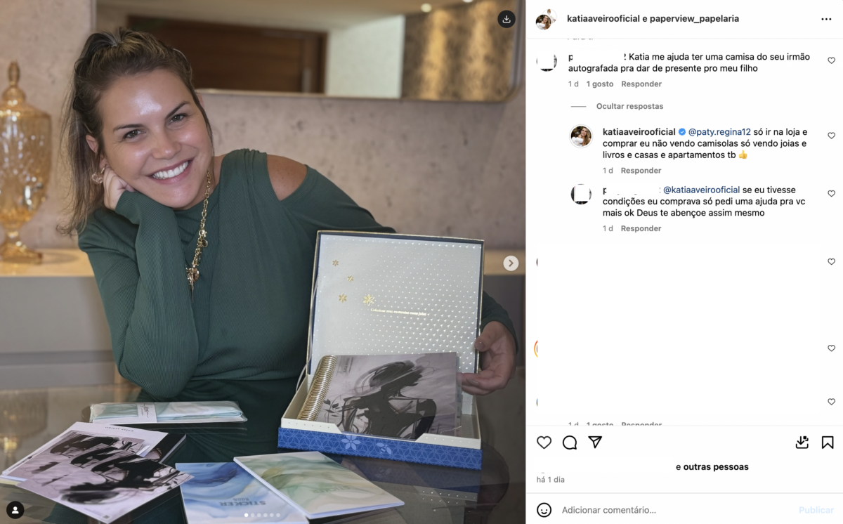 Oops! Katia Aveiro reacts to ‘request’ from Cristiano Ronaldo fan: “I don't sell shirts…”