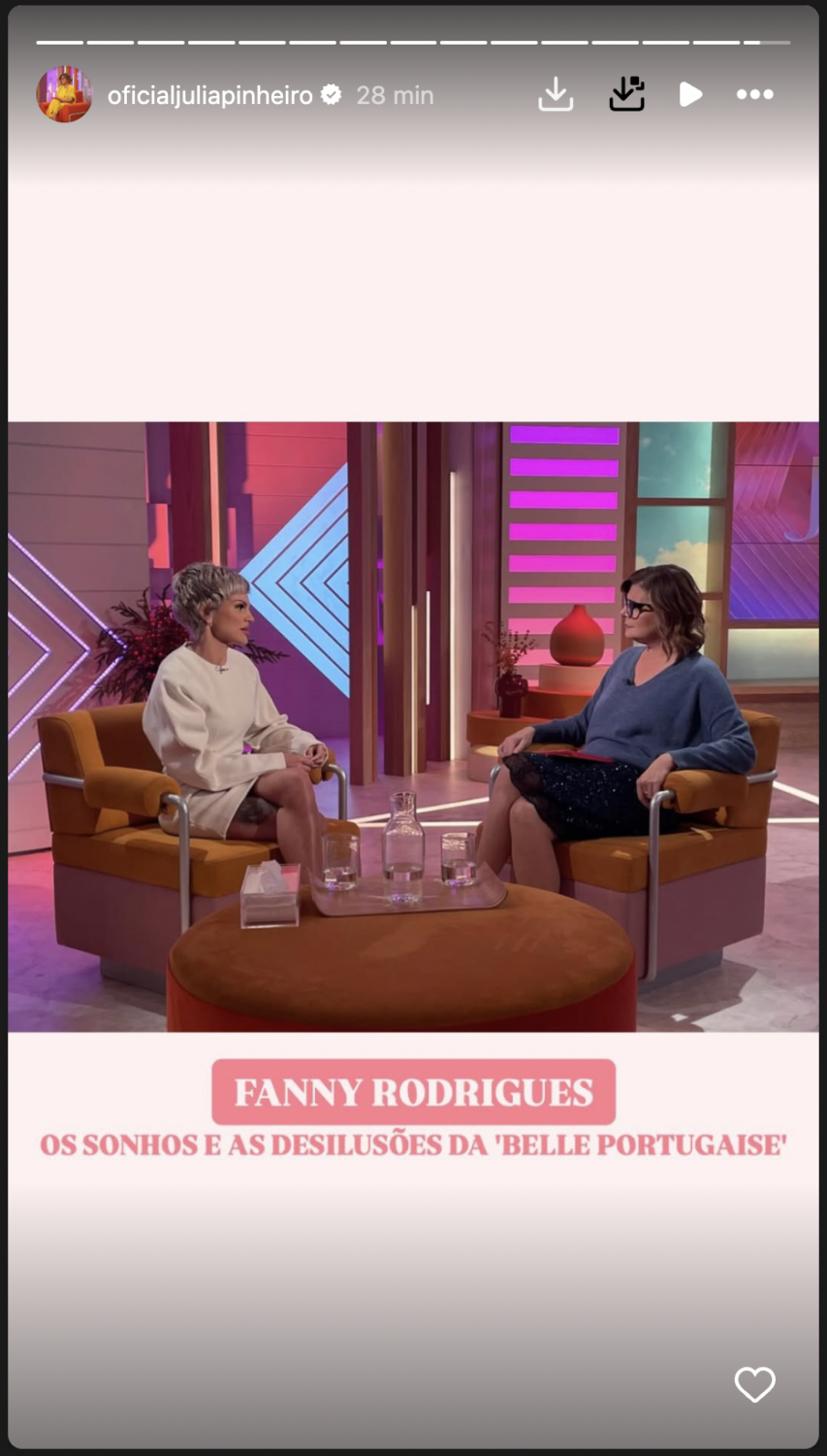 “You’re hurt.” Fanny Rodrigues gets emotional after observing Júlia Pinheiro