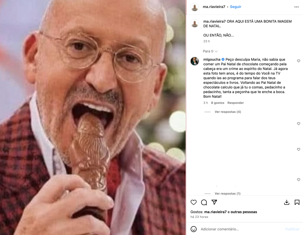 Oops! Manuel Luís Goucha responds to Maria Vieira: “So much venom fills your mouth…”