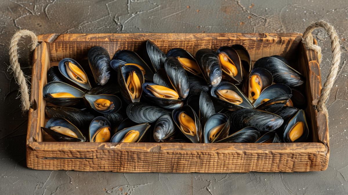Here is the method for cleaning mussels in 5 minutes