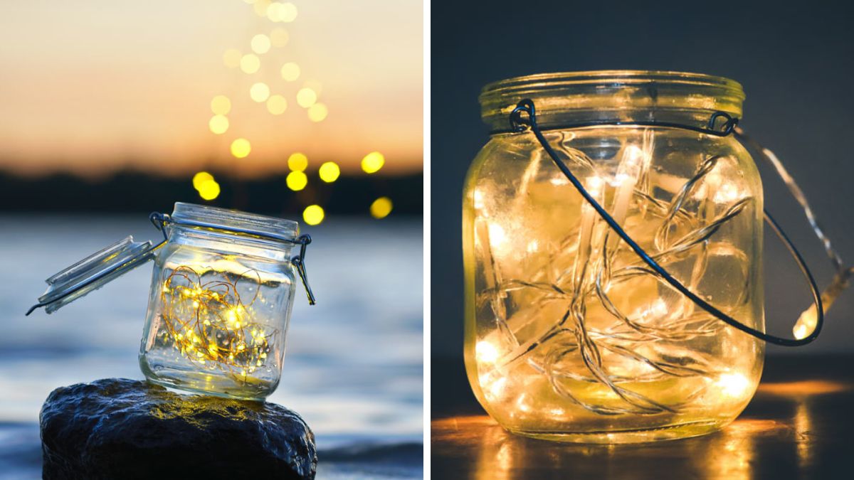 Recycle glass jars