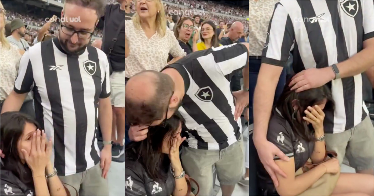 Botafogo fan does not celebrate winning the Libertadores to respect his wife
