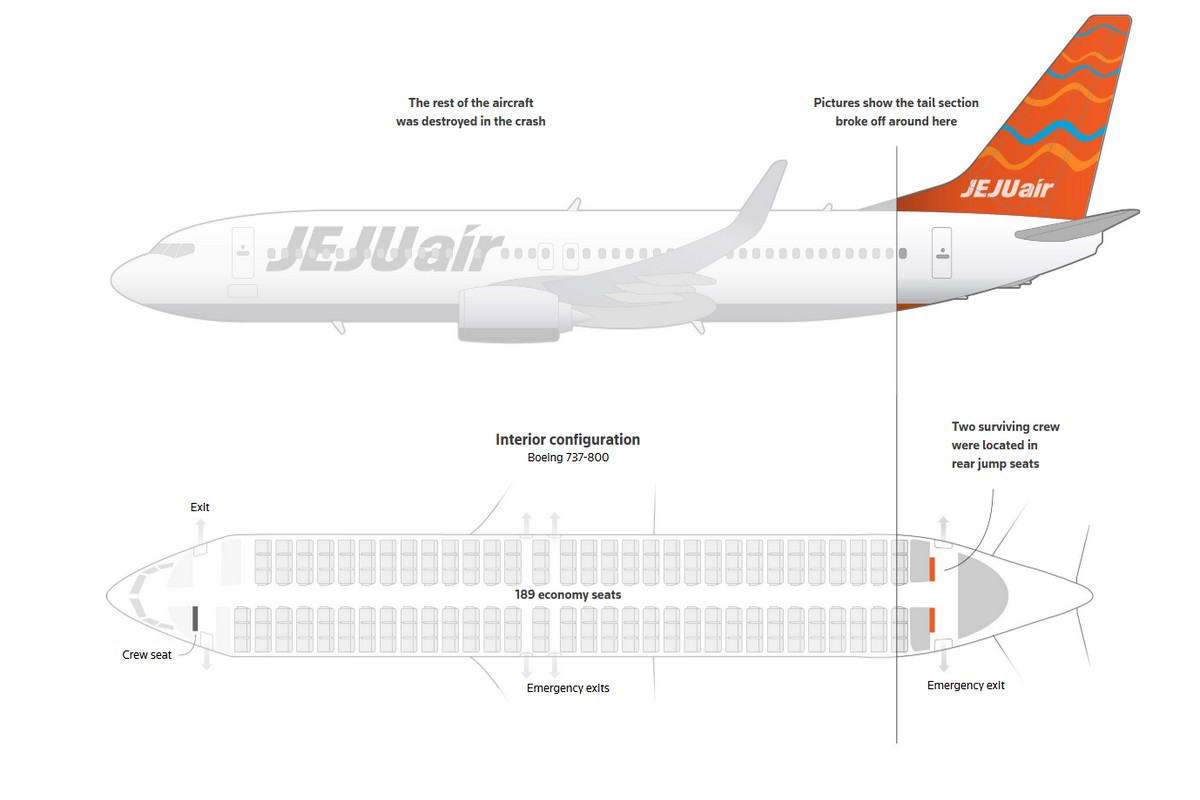 South Korea: The last 17 seconds of the fatal flight - The facts and the questions