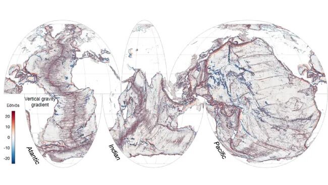 NASA reveals unprecedented map of the ocean floor with new details (and thousands of volcanoes)