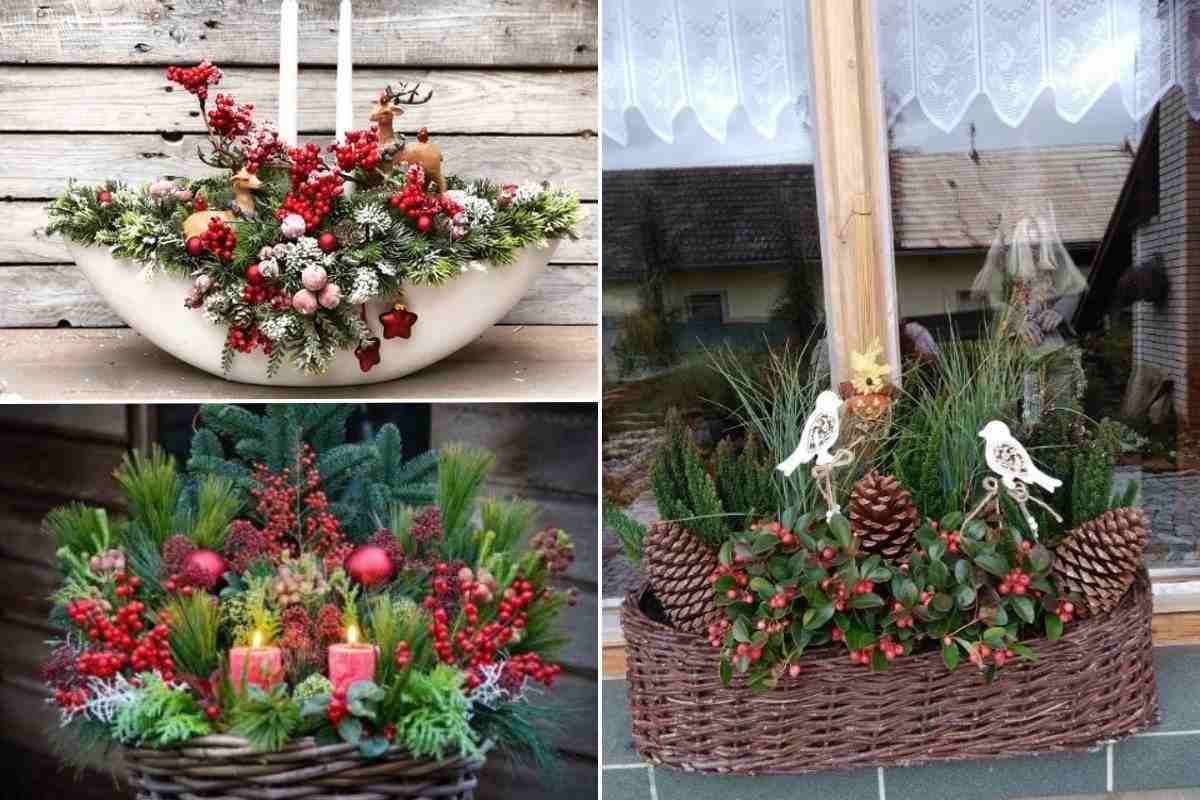 how to create DIY Christmas baskets