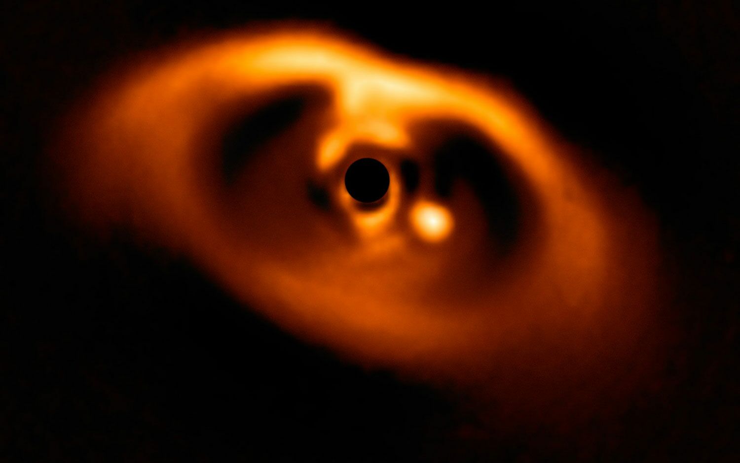 Astronomers discover planets building each other up in space