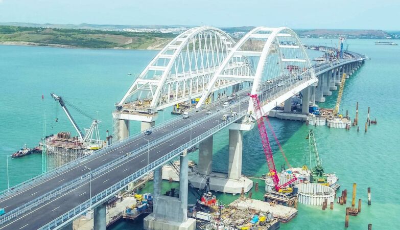 Russia lets its guard down (a lot) on the Crimean bridge