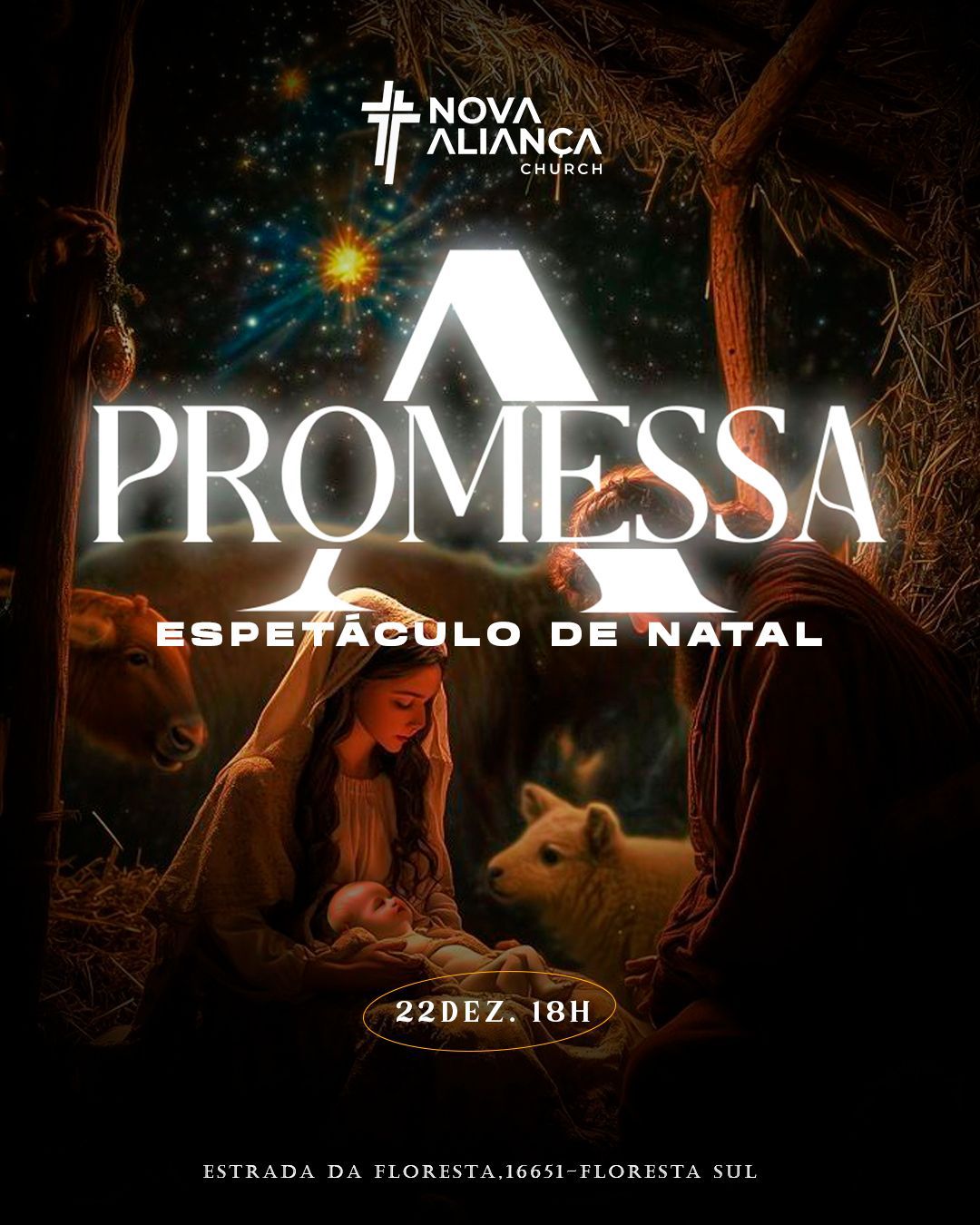The Promise: Christmas show takes place this Sunday at Nova Aliança Church