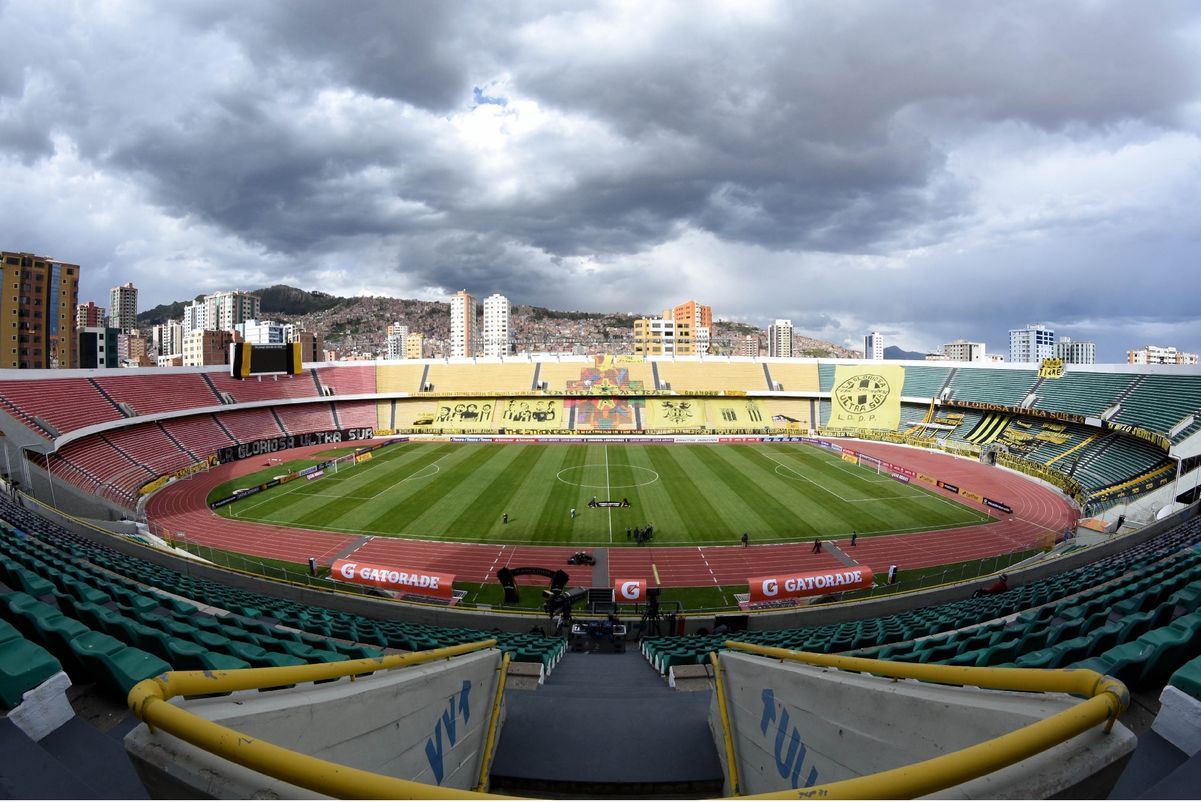 Hernando Siles Stadium, in La Paz, is approximately 3650 meters above the sea