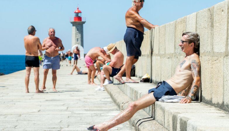 Portugal is one of those that suffers least from heat in Europe