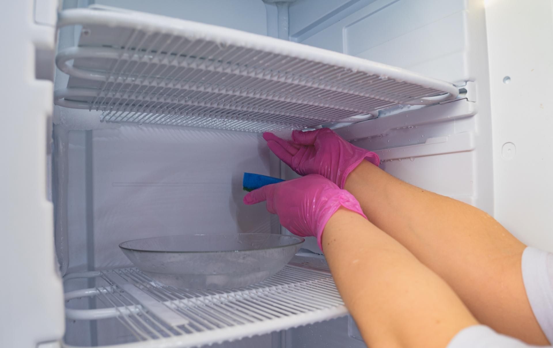Put it in the fridge and it will defrost in no time. It will be ready for washing. A way to quickly defrost the refrigerator