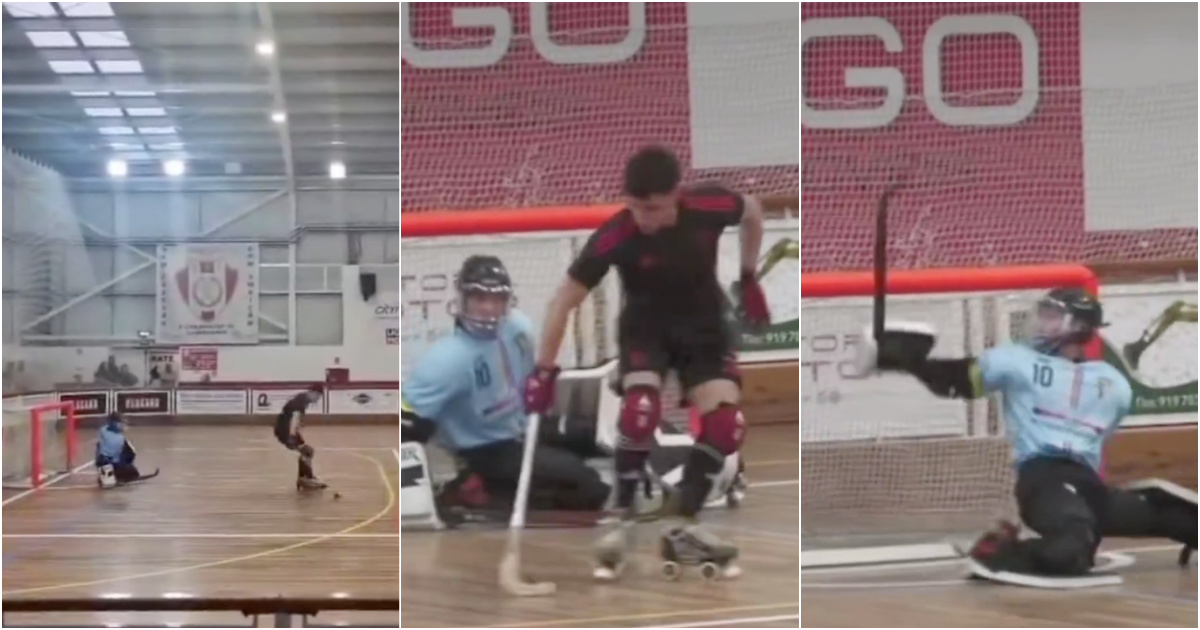 Great hockey promise scored incredible goal for Benfica's under-19s