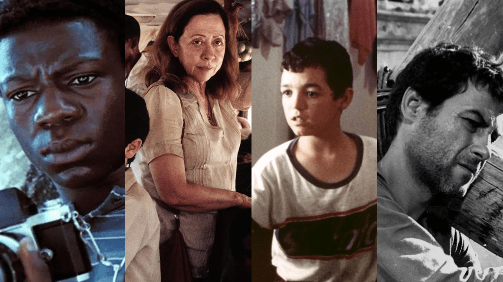 Montage with images from the films 