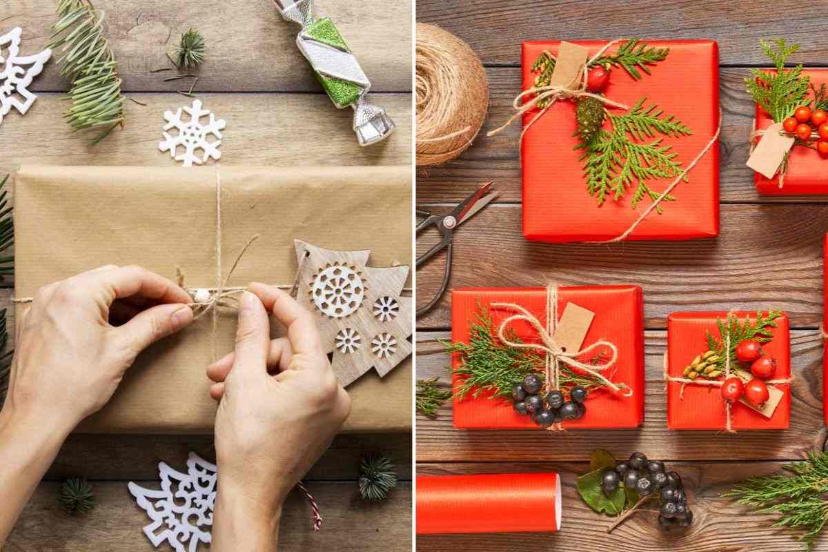 create packages with recycled paper 