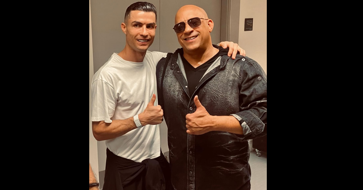Vin Diesel shared a photo of a meeting with Cristiano Ronaldo and the Internet went crazy