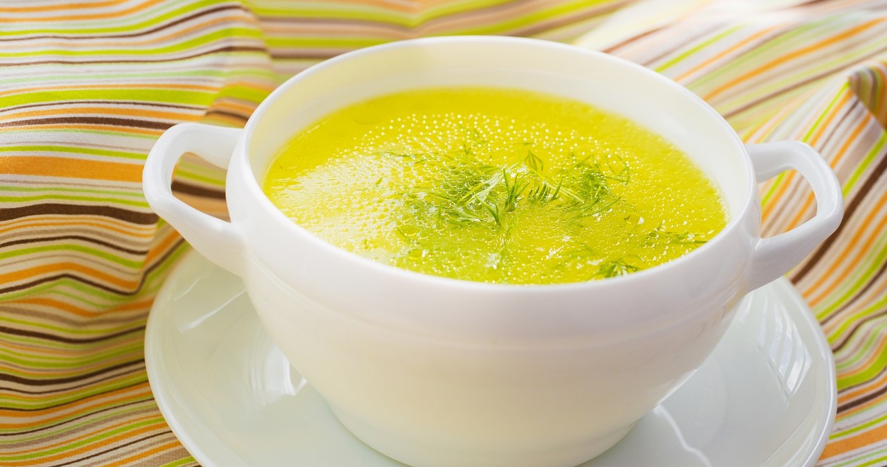 Greeks add it to the broth. The taste, smell and color are unique