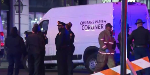 New Orleans vehicle into crowd suspect deceased says FBI