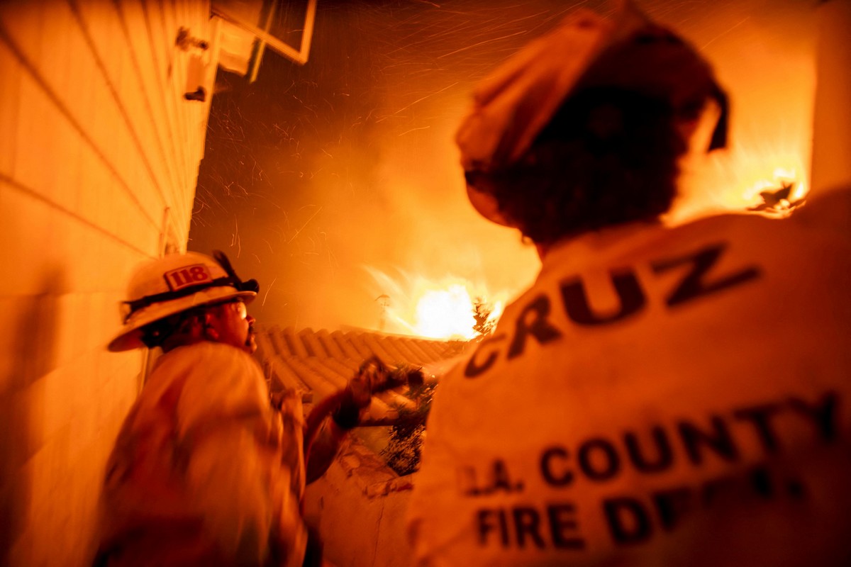 Fire in Los Angeles: Experts talk about revelatory images - The battle with the flames is uneven