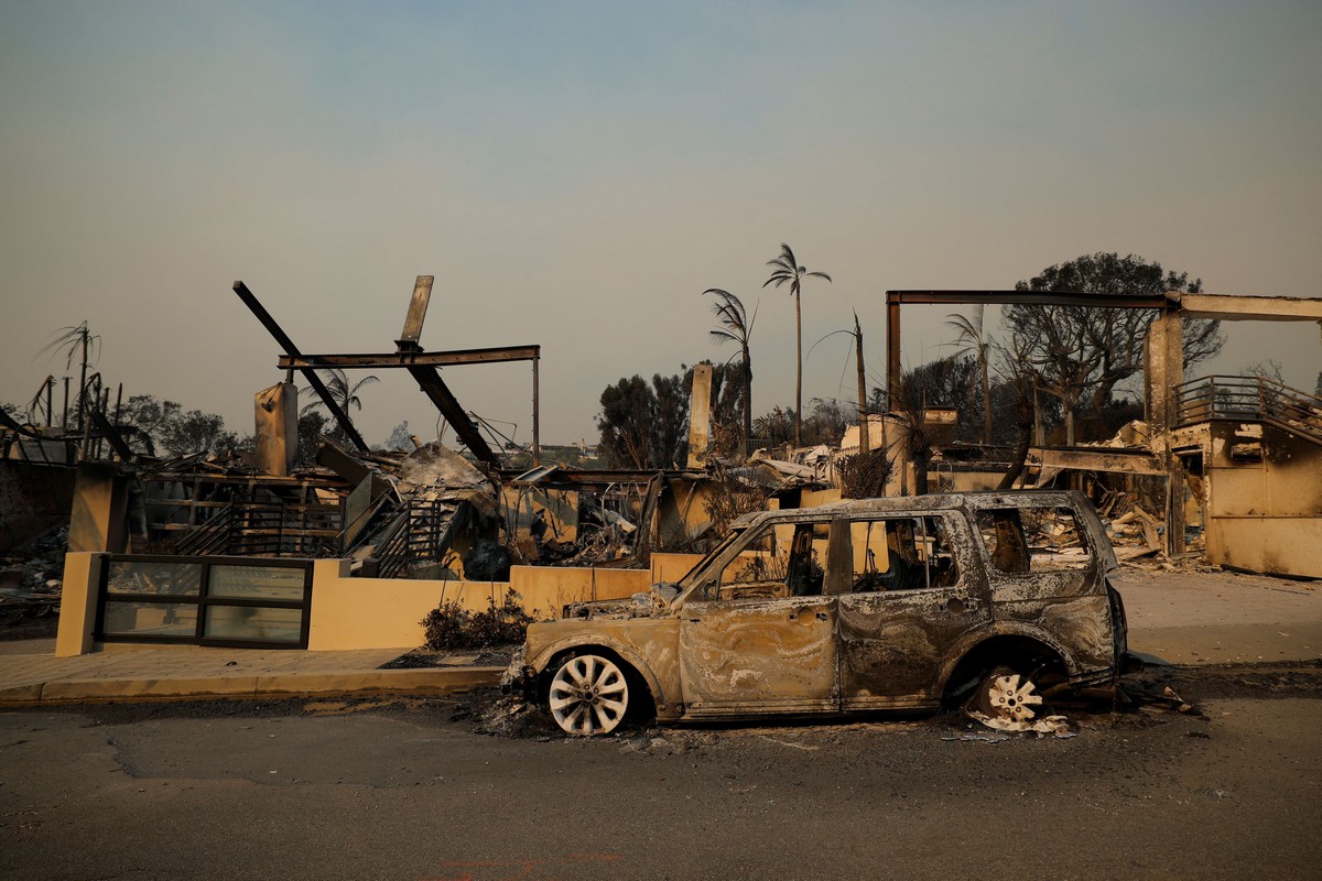 Fire in Los Angeles: Biblical disaster - Desperate residents, firefighters fight