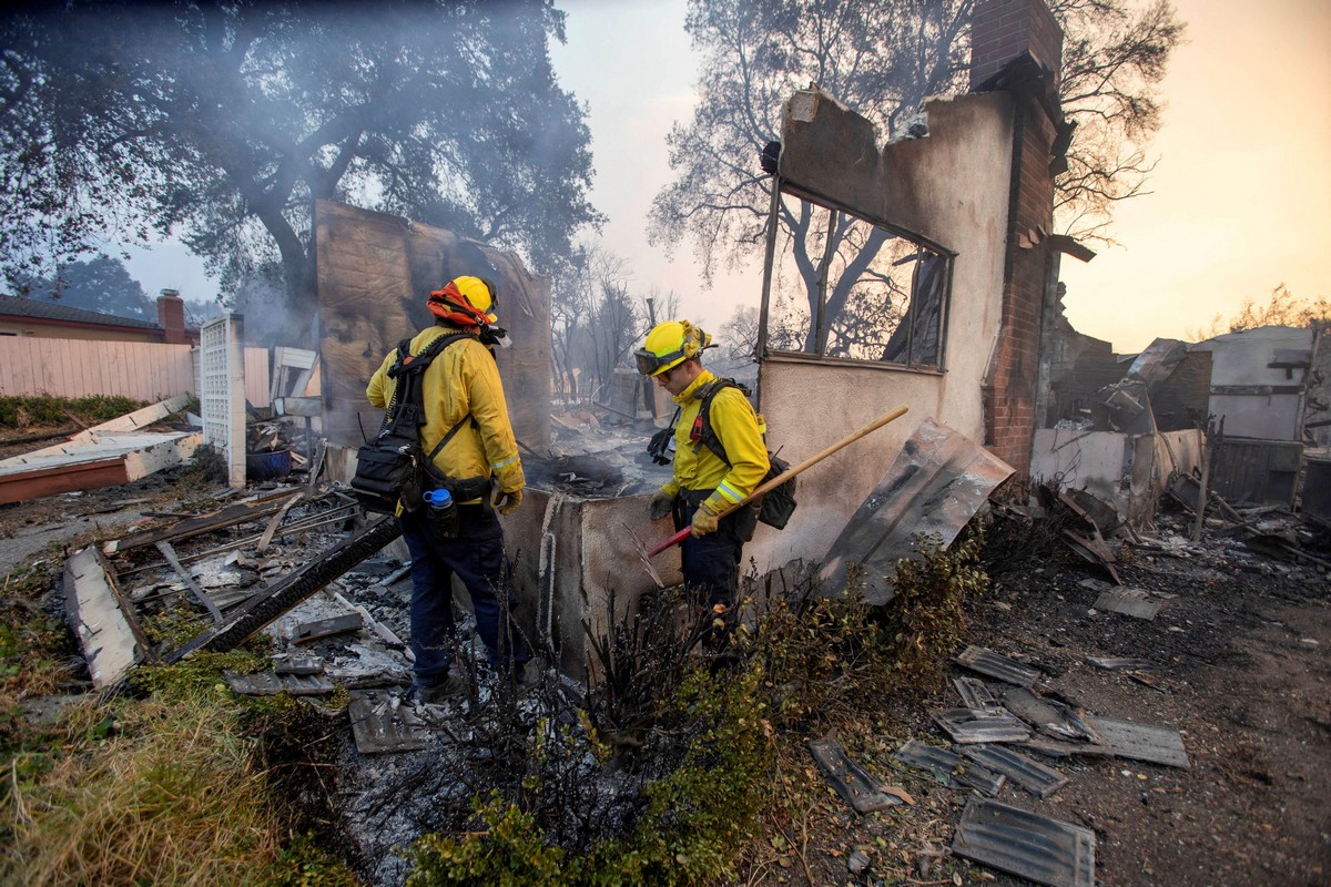 Fire in Los Angeles: Biblical disaster - Desperate residents, firefighters fight