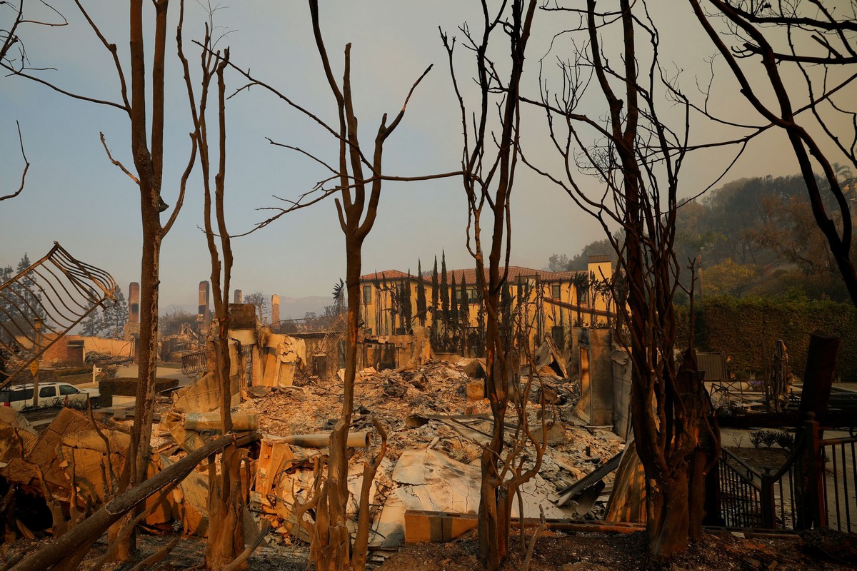 Fire in Los Angeles: Biblical disaster - Desperate residents, firefighters fight